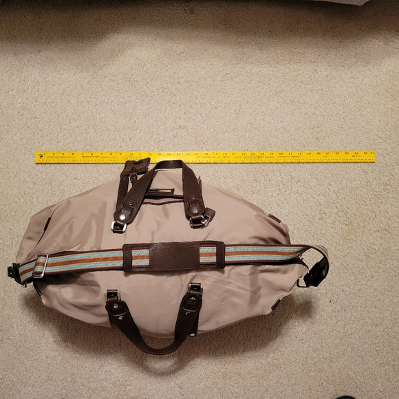 Tiffany & Co Newport Large Weekend Bag Khaki Nylon - Picture 5 of 15